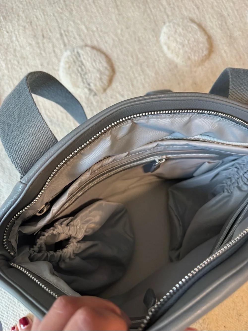 Willow Charcoal Gray Backpack for pump